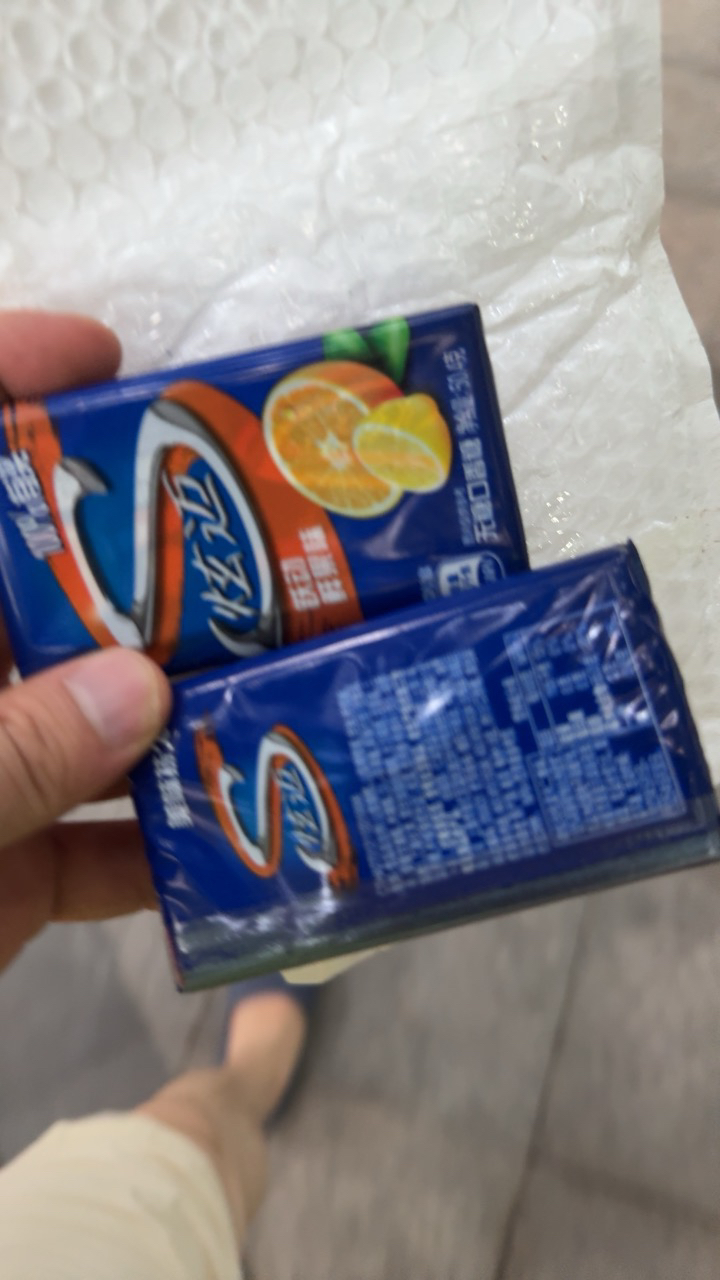 炫迈无糖口香糖清凉糖果休闲零食水果味提神清凉 跃动鲜果味28片 -单盒*2晒单图