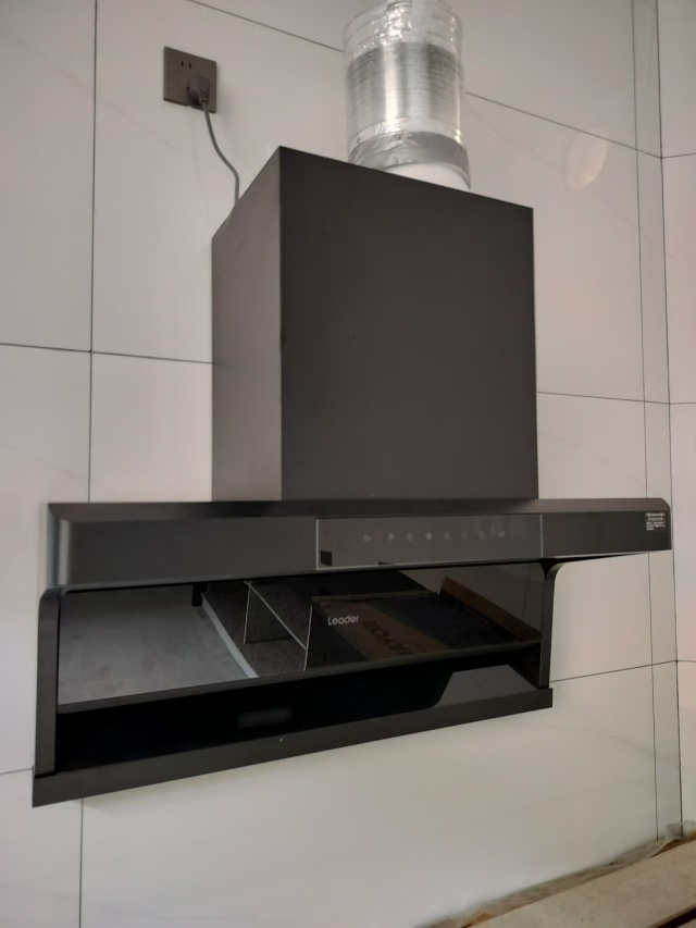 海尔智家统帅24立方大吸力顶侧双吸油烟机 7字型抽油烟机 家用油烟机 480Pa大风压 挥手智控 热熔洗 IQ92D晒单图