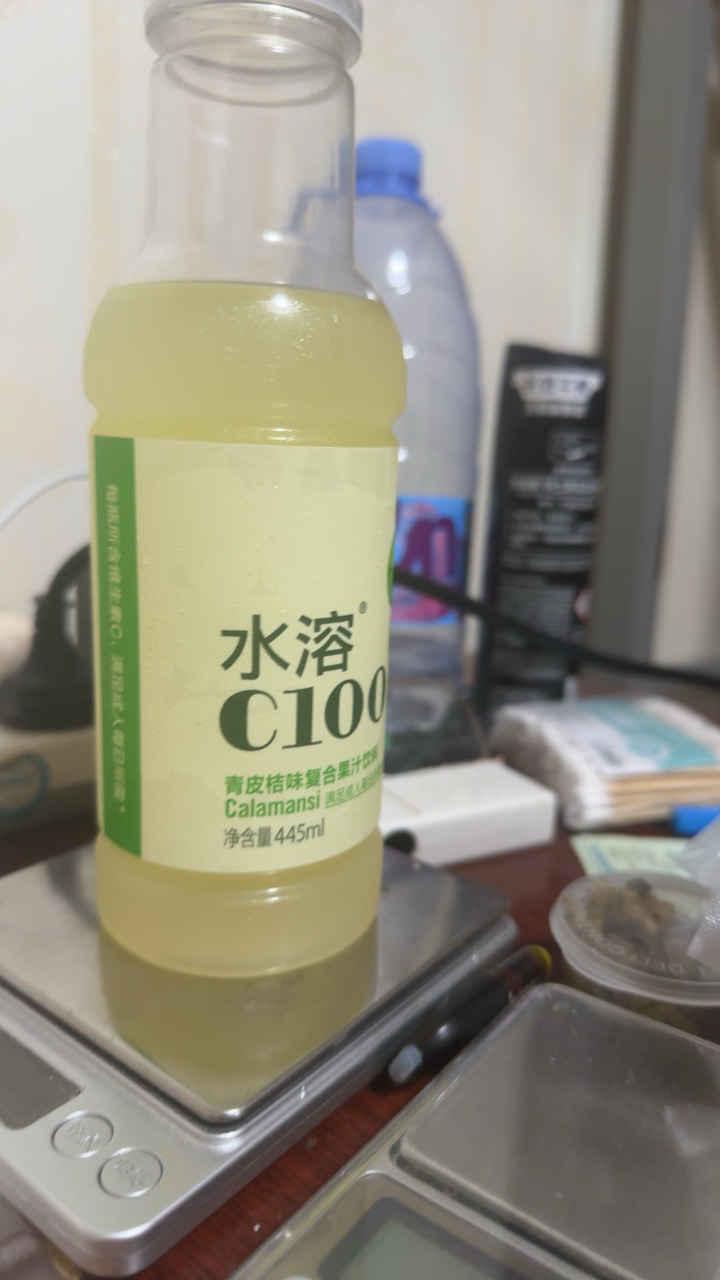 农夫山泉 水溶C100(青皮橘)混合果汁445ml*15整箱晒单图