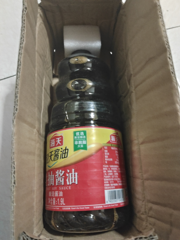 海天生抽酱油1.9L装调味商用家用酱油炒菜凉拌提鲜凉拌晒单图