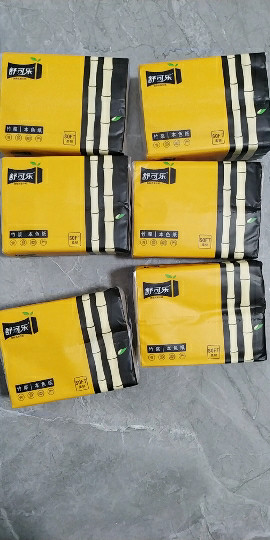 [6包装]舒可乐纸巾抽纸家用整箱实惠装餐巾纸卫生纸面巾纸抽婴儿擦手纸晒单图