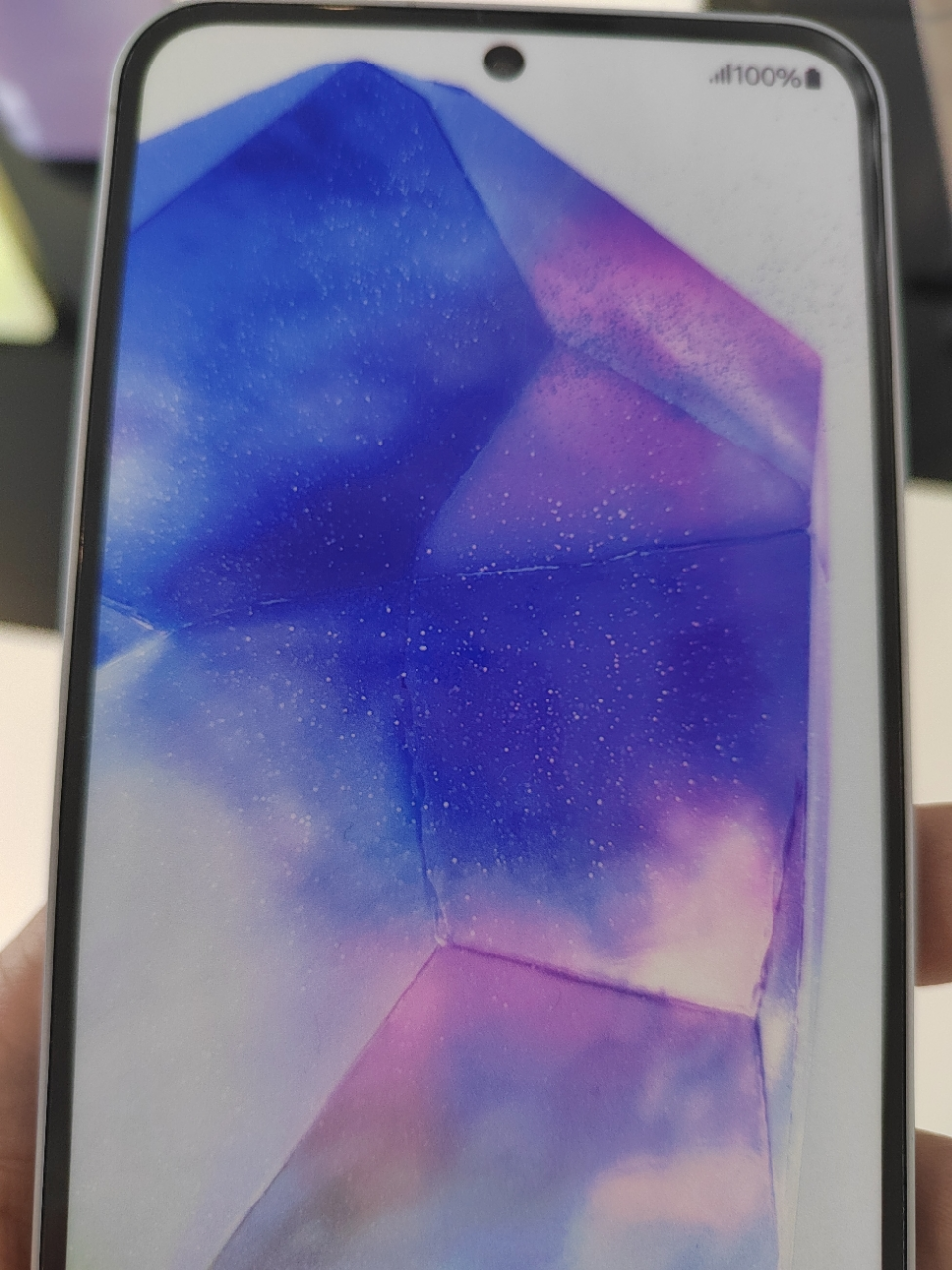 三星 SAMSUNG Galaxy A55 12GB+256GB 120Hz超顺滑全视屏 IP67级防尘防水 5000mAh长续航 浅瓷蓝 5G手机晒单图