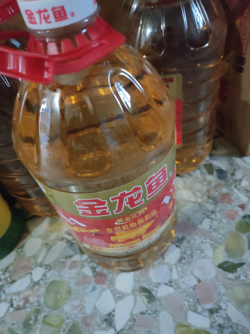金龙鱼黄金比例调和油4L大桶装家用炒菜烹饪调和油晒单图