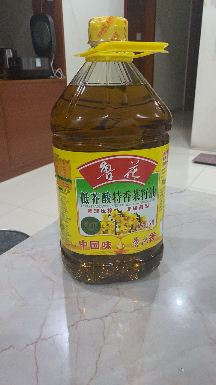 鲁花低芥酸特香菜籽油 5L 食用油 粮油 礼品 家用炒菜 植物油 营养健康轻食 送礼佳品 物理压榨 香浓味美 团购晒单图