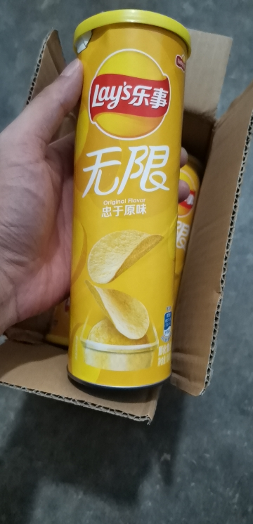乐事薯片罐装104g*3桶膨化食品土豆片商超同款办公室解馋休闲小零食(原味)晒单图