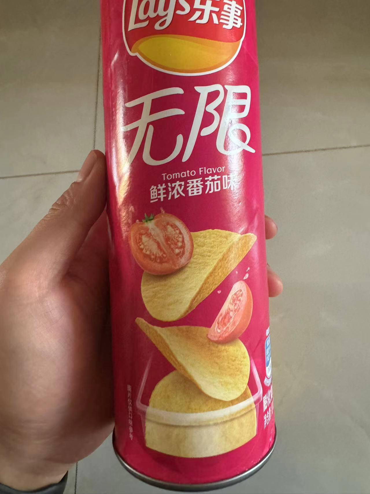 乐事薯片罐装104g*3桶膨化食品土豆片商超同款办公室解馋休闲小零食(原味+黄瓜味+番茄味)晒单图