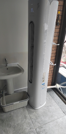 奥克斯(AUX)空调柜机2匹 家用空调变频 新一级能效 立式空调客厅冷暖KFR-51LW/BPR3CPA600(B1)晒单图