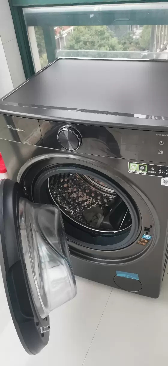 [政府补贴]小天鹅小乌梅2.0滚筒洗衣机 洗脱一体10KG 超薄水魔方 超微净泡RVICPRO同款TG100S83PRO晒单图