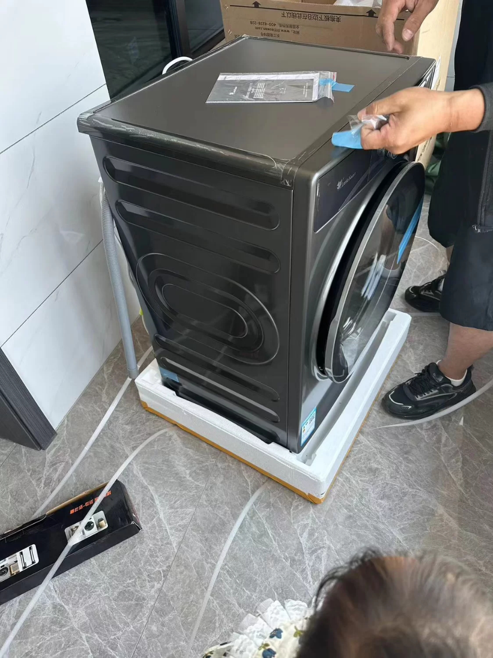 [官方正品]小天鹅小乌梅2.0滚筒洗衣机 洗脱一体10KG 超薄水魔方 超微净泡RVICPRO同款TG100S83PRO晒单图