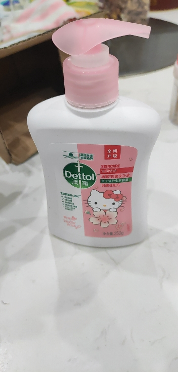 滴露(Dettol)健康抑菌洗手液 滋润倍护 250g Hello Kitty 限定版儿童宝宝家用抑菌洗手液 易冲洗晒单图