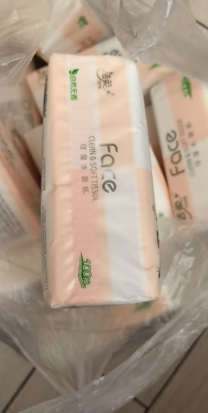 洁柔抽纸 粉Face系列 三层100抽*24包 中规格 面巾纸 餐巾纸 擦手纸 整箱销售晒单图
