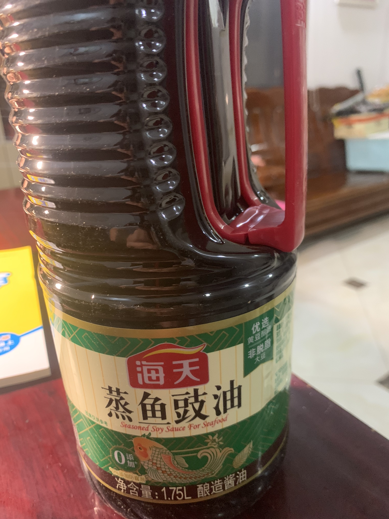 海天酱油 蒸鱼豉油1.75l 酿造酱油 家用炒菜凉拌蒸煮调味品 蒸鱼豉油晒单图