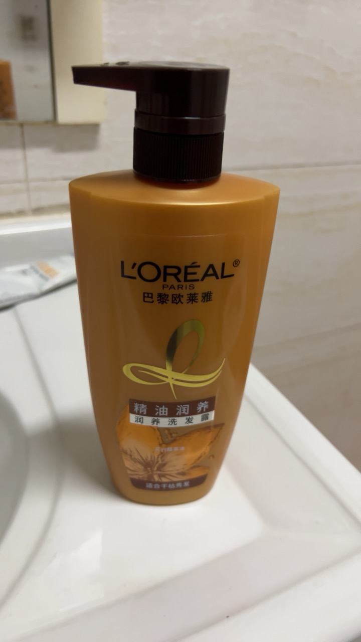 欧莱雅精油润养洗发水套装女清洁柔顺持久留香改善毛躁干枯打结500ml*2瓶晒单图