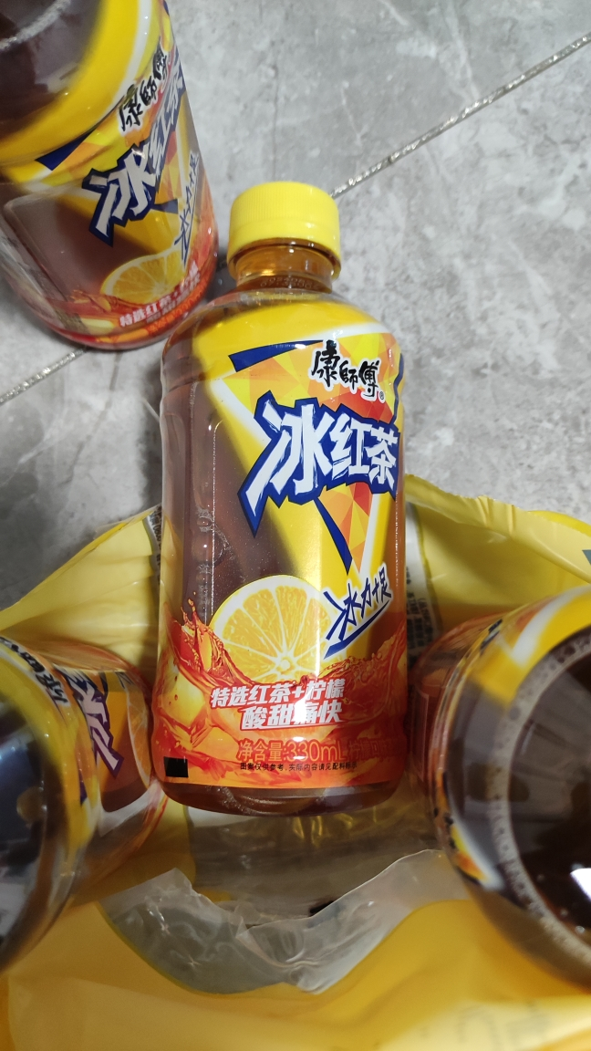 康师傅冰红茶330ml*6瓶 劲爽冰红茶 夏日饮料小瓶便携 苏宁宜品推荐晒单图