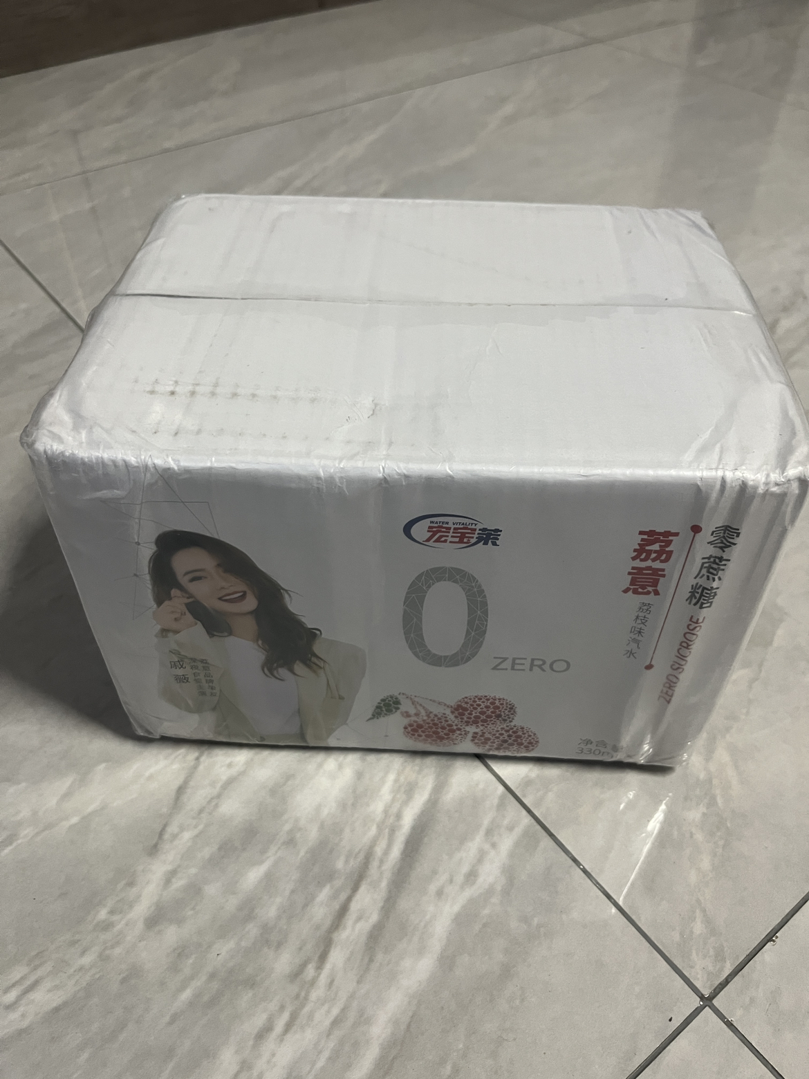 宏宝莱荔枝味无糖汽水易拉罐装330ml*12罐0蔗糖0脂肪碳酸饮料气泡水整箱晒单图