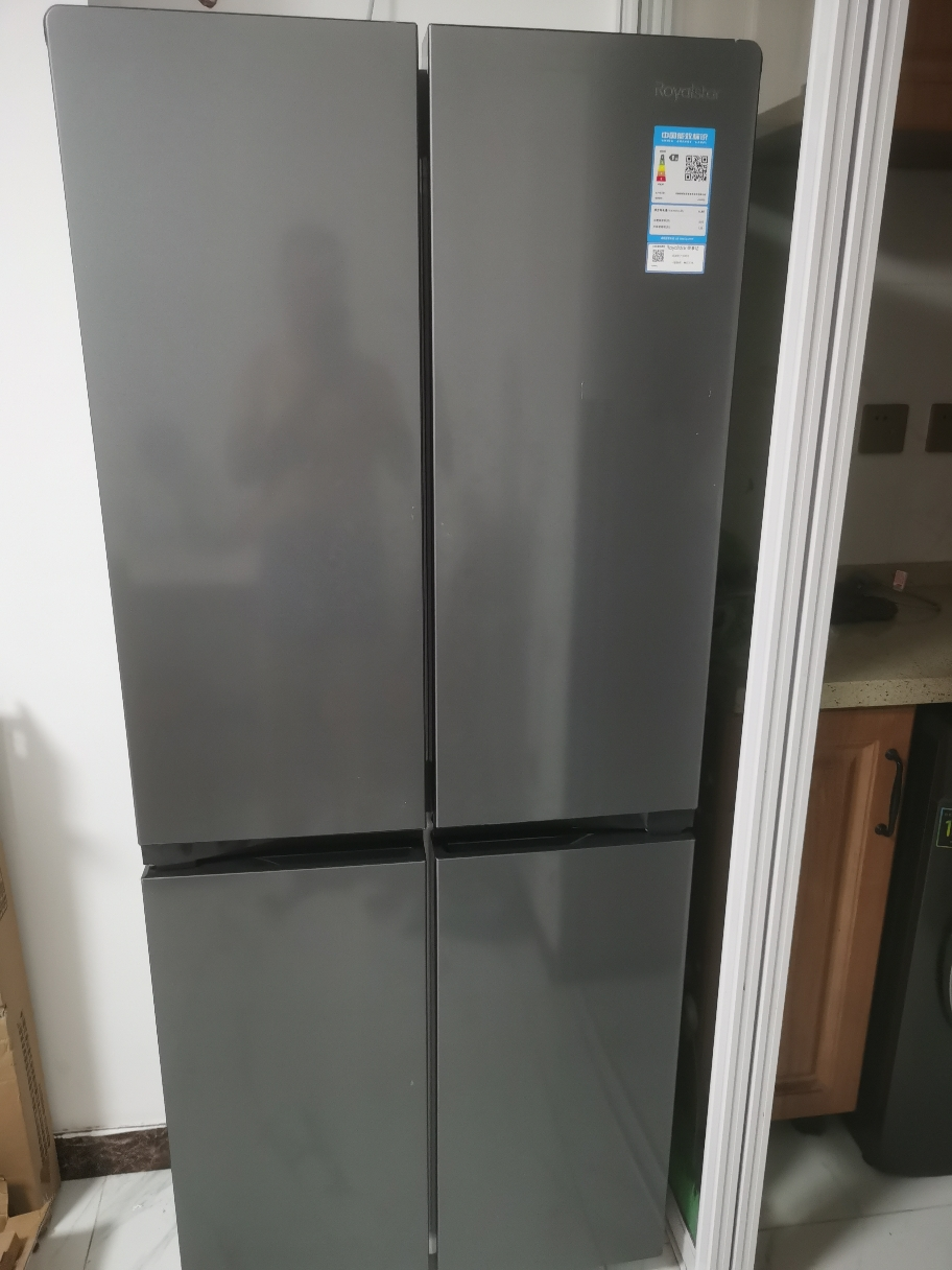 荣事达360升法式四门多门双开门对开风冷无霜冰箱大容量省电家用电冰箱 R360FC钛深灰晒单图