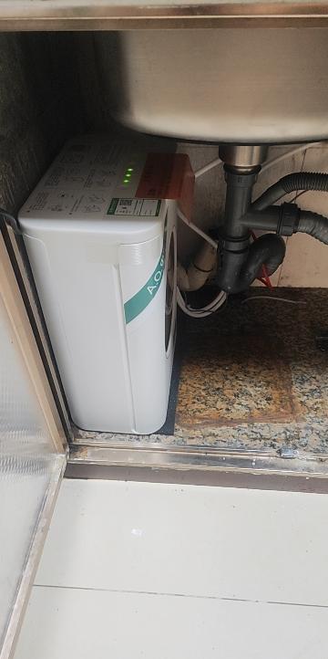 AO史密斯800G净水器家用佳尼特 直饮净水机反渗透过滤 专利4年RO膜 一级水效 大眼萌CXR800-A1晒单图