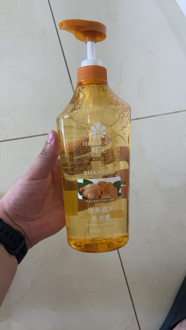 蜂花(BEE & FLOWER)生姜健发洗发露750ml装洗发水晒单图