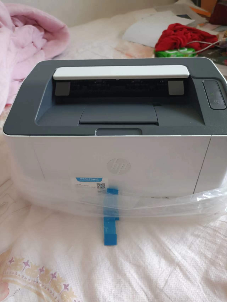 惠普HP Laser 1008a锐系列A4黑白激光打印机小型迷你学生家庭作业家用办公单黑 108A/1008W/惠普1008A打印机晒单图
