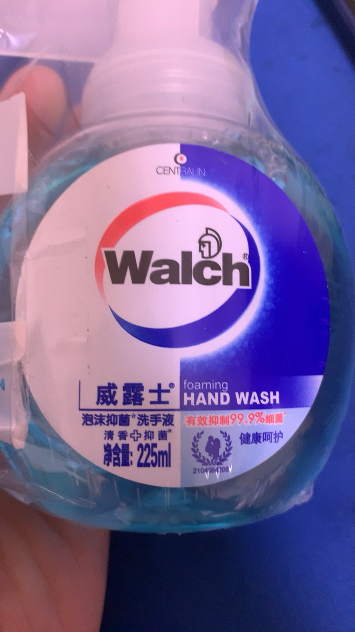 威露士(Walch)泡沫洗手液 健康呵护225ml×2瓶 抑菌消毒99.9% 家庭用自然清新晒单图