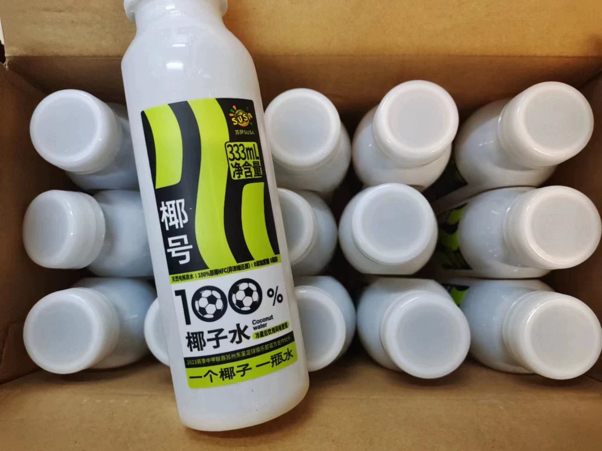 苏萨椰号100%椰子水 333ml*6瓶装 天然电解质 快速补水晒单图