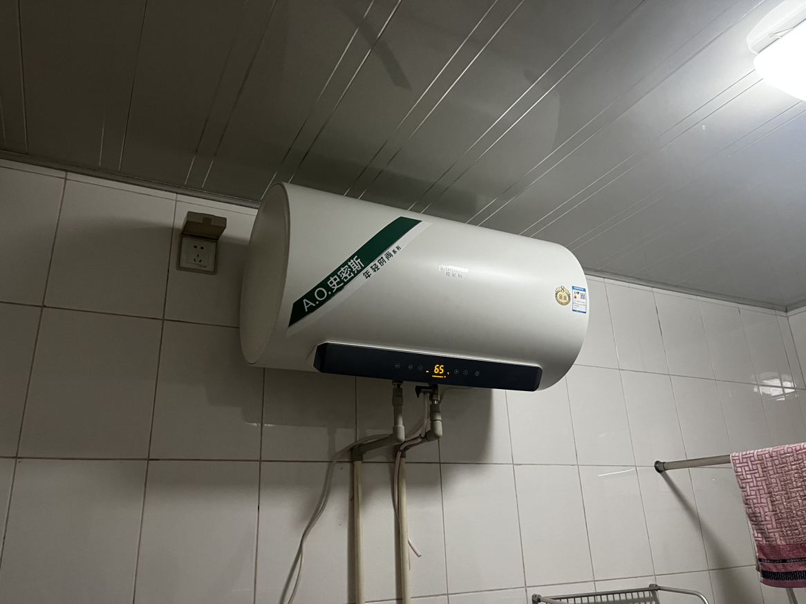 A.O.史密斯佳尼特60升电热水器 金圭内胆包8年 双棒分离速热 免更换镁棒 CTE-60JC1晒单图