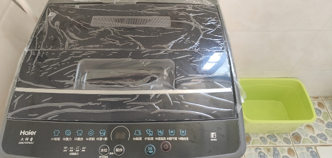 海尔(Haier)8公斤 家用小型 全自动 波轮洗衣机 洗脱一体 桶自洁 租房用 EB80M30Mate1晒单图