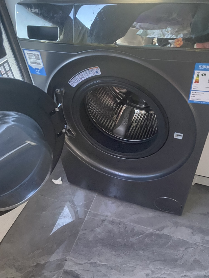 海尔(Haier)10公斤 直驱变频 AI智慧洗 智能投放 防过敏 滚筒洗衣机 懒人神器 消费补贴 BD12366晒单图