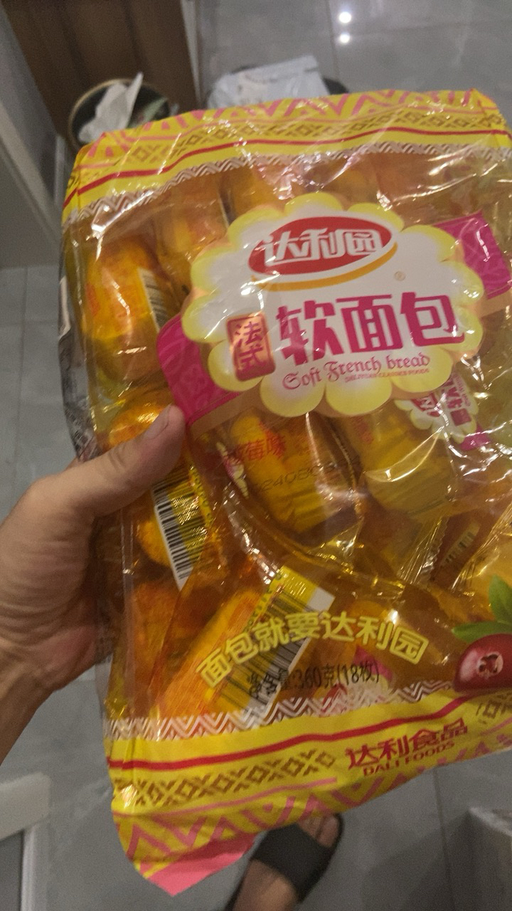 达利园蔓越莓味法式软面包360g袋装早餐面包零食点心晒单图