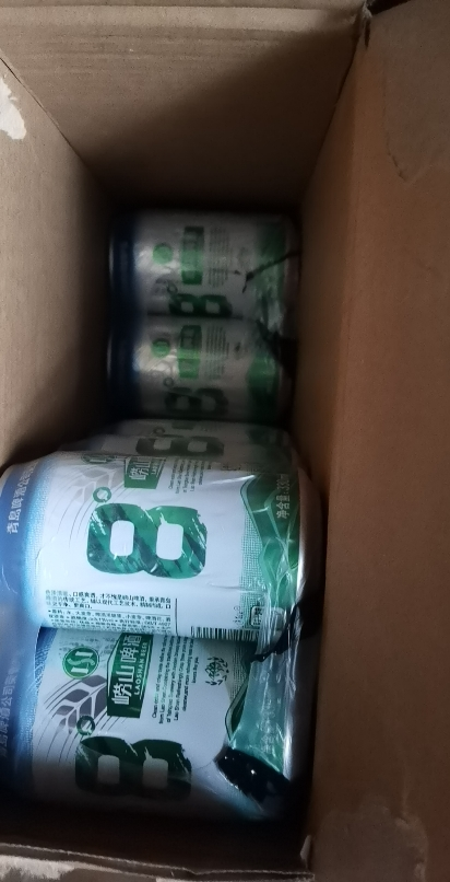 青岛崂山啤酒LAOSHAN BEER 8度 清爽黄啤 330ml*24听(官方自营TK)晒单图