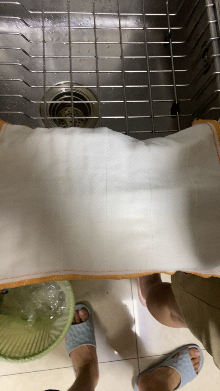 洁成 百洁布抹布厨房吸水不掉毛擦桌子洗碗布 30cm*30cm*5片装[新型蜂窝工艺]晒单图