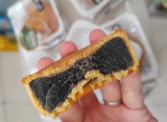 刻凡老式黑芝麻味月饼400g中秋月饼传统广式糕点下午茶甜点中秋节零食小吃晒单图