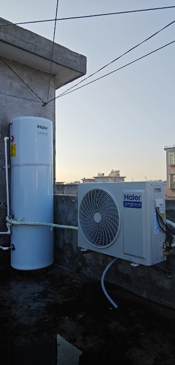 海尔(Haier)空气能热水器家用200升一级能效省电wifi智控80℃净水洗自清洁双源速热节能 200升一级能效晒单图
