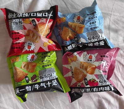 米多奇烤馍片馍丁约25g*15包馒头片早餐饼干食品馍香小趣混合装整箱零食 混合口味晒单图