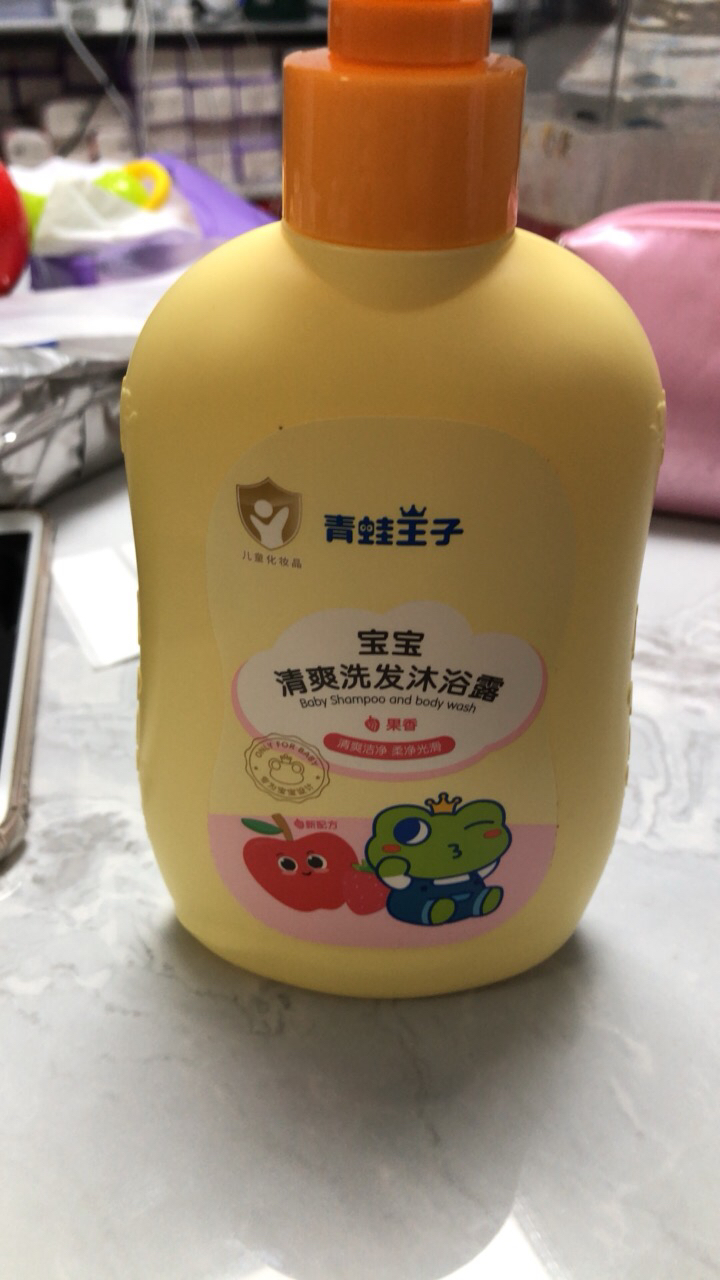青蛙王子婴儿沐浴露洗发水二合一水果精华320ml晒单图
