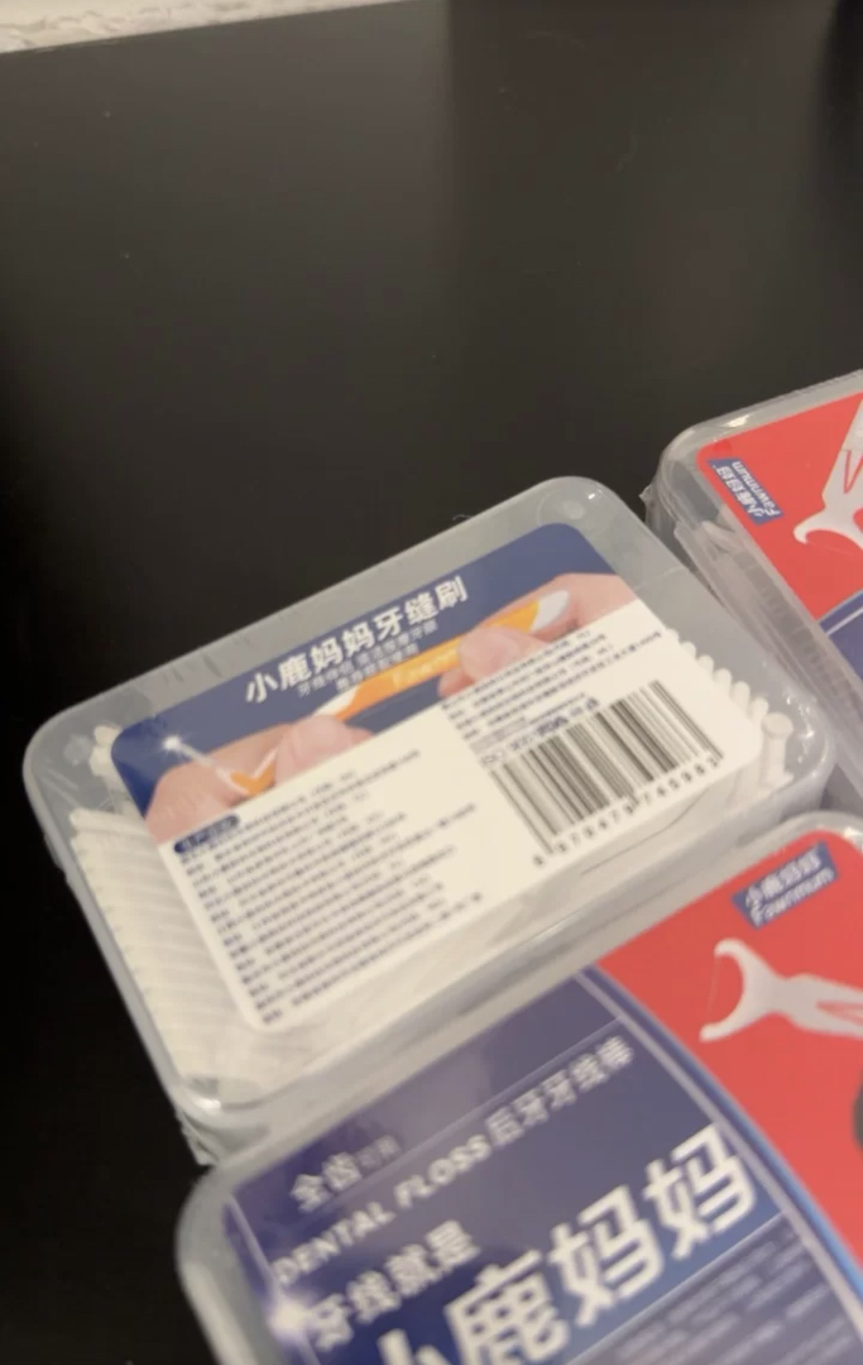 小鹿妈妈(FAWN MUM)超细洁齿贵虎盒装牙线棒50支/盒*6盒 共300支晒单图