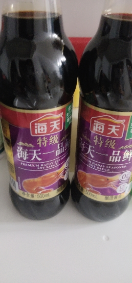 海天酱油 特级一品鲜500ml*2瓶 酿造酱油 上色提鲜炒菜凉拌特级调味品 特级一品鲜500ml晒单图