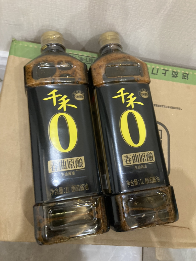 千禾春曲原酿1L酿造生抽酱油炒菜烹饪凉拌点蘸调味品2瓶装晒单图