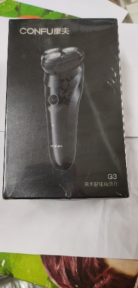 康夫(CONFU)电动剃须刀KF-G3 全身水洗胡子刀智能充电式便携刮胡刀男胡须刀正品晒单图
