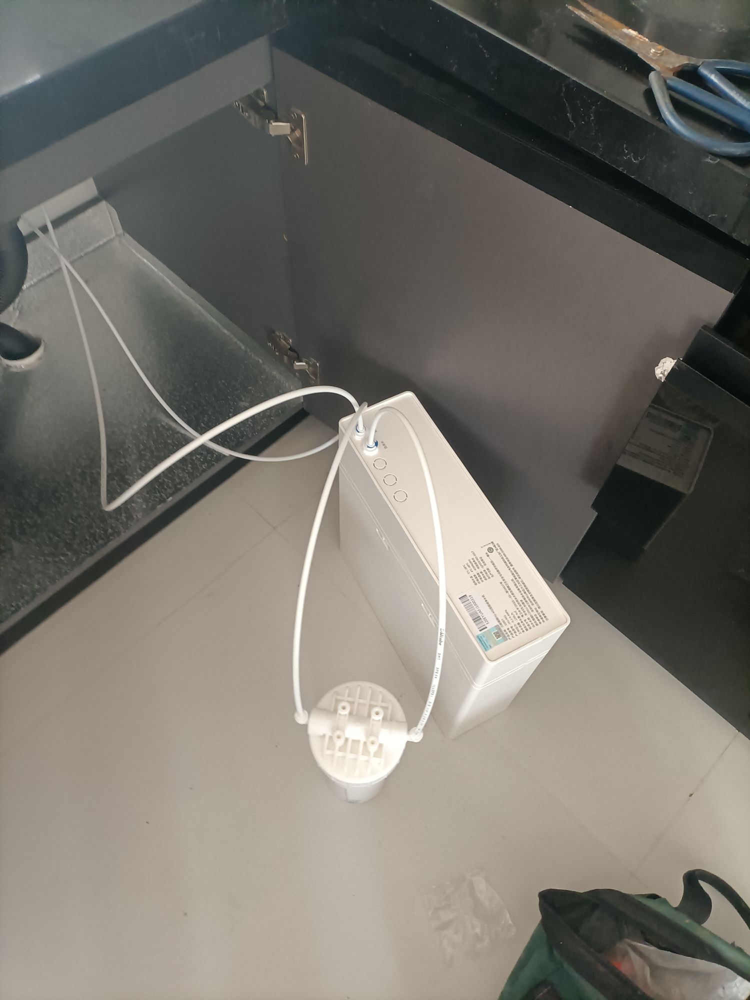 汉斯顿/Hunsdon净水器家用厨房自来水过滤器厨下式无桶大流量净水机320EY 120升/h不用电无废水保留矿物质晒单图