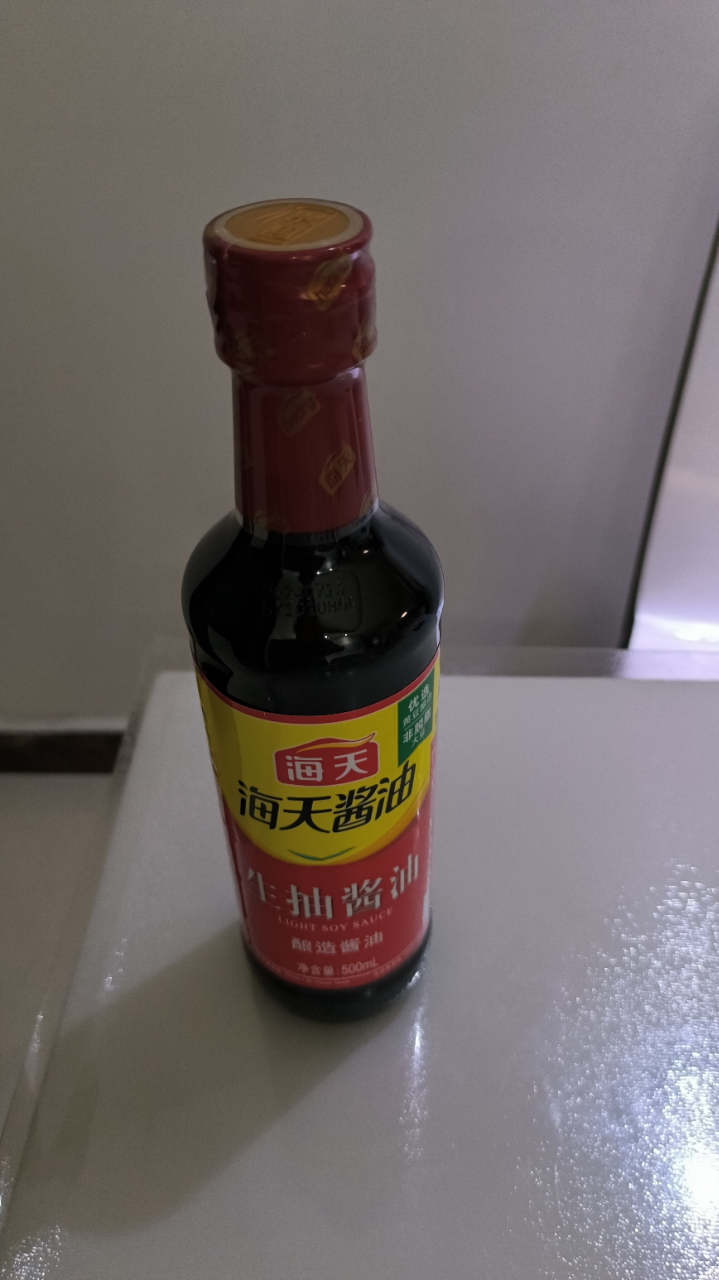 海天生抽酱油500mlPET*1瓶装家庭厨房调味上色炒菜焖炖晒单图