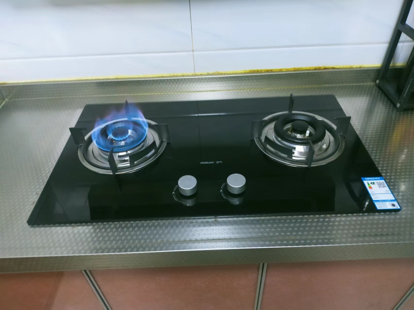 老板ROBAM[星辰系列] 燃气灶 5.0kW 单灶具 双眼灶 燃气灶台嵌入式 天然气灶JZT-20B1A (天然气)晒单图