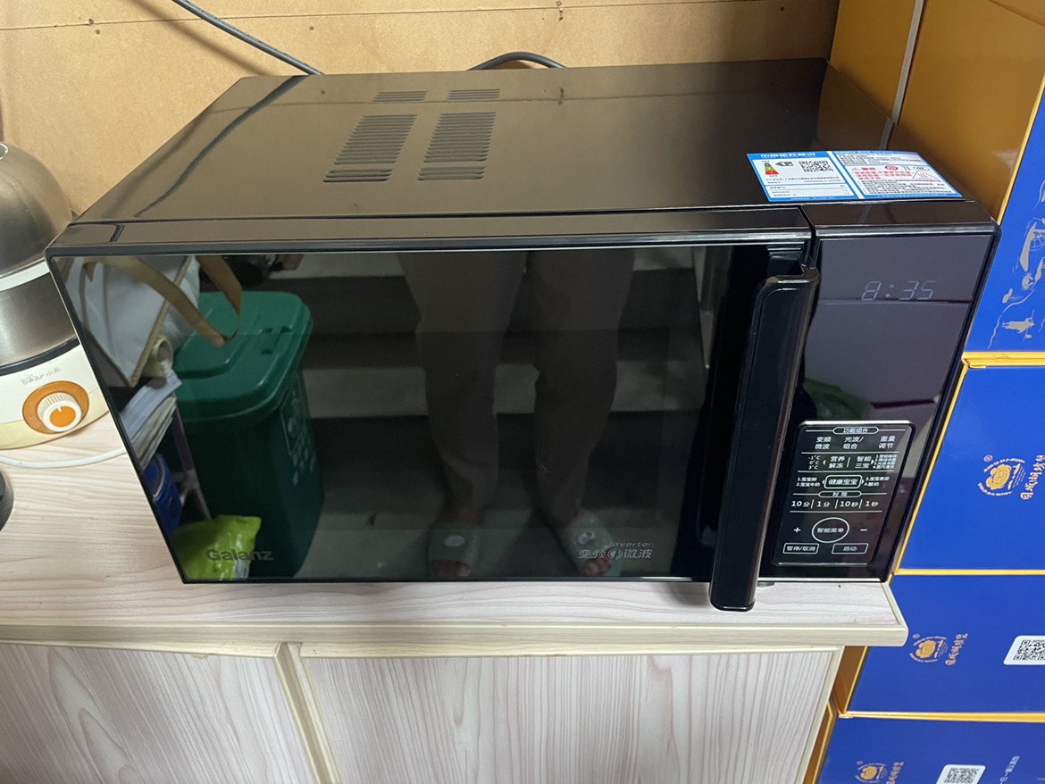 格兰仕变频微波炉 家用25升大容量平板智能速热微蒸烤光波炉烤箱一体机不锈钢内胆G90F25CSLV-C3(G0)晒单图