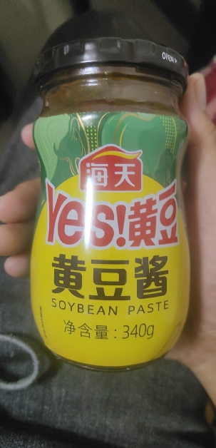 海天豆瓣酱 黄豆酱340g*1瓶 非转基因黄豆发酵蘸焖红烧拌饭拌面下饭酱 黄豆酱340g晒单图
