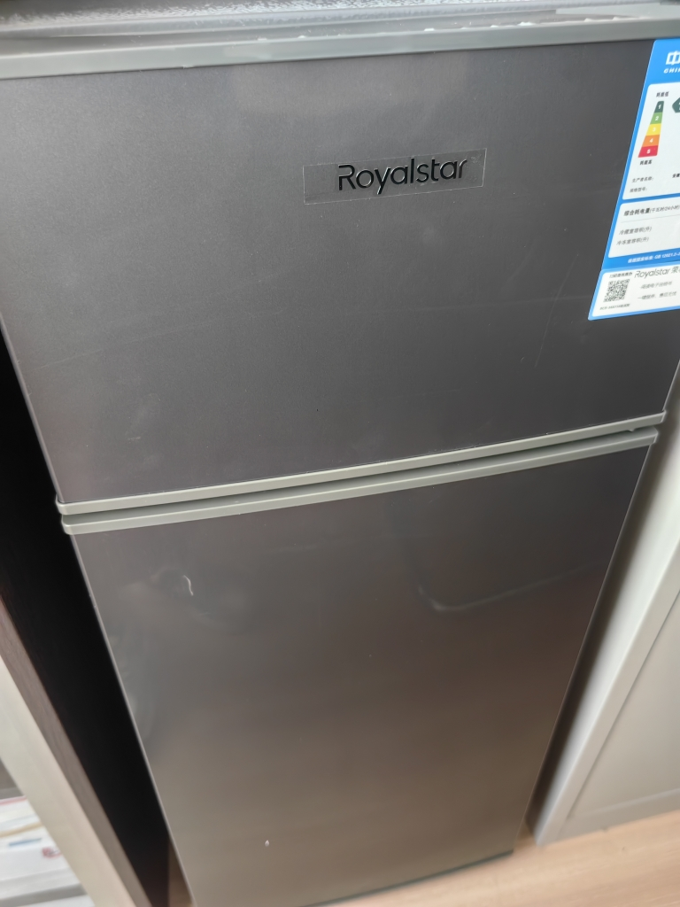 荣事达(Royalstar)86升迷你冰箱小型双门电冰箱家用宿舍冷冻冷藏节能一级能效 BCD-86A158(钛深灰)晒单图