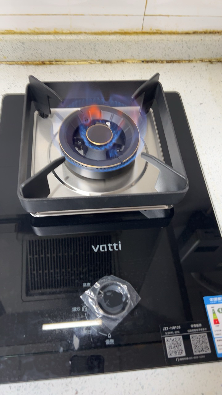 华帝(vatti) 5.2kw嵌入式家用单眼灶天然气 可调节底盘 钢化玻璃燃气灶具一级能效i10103(液化气咨询客服)晒单图