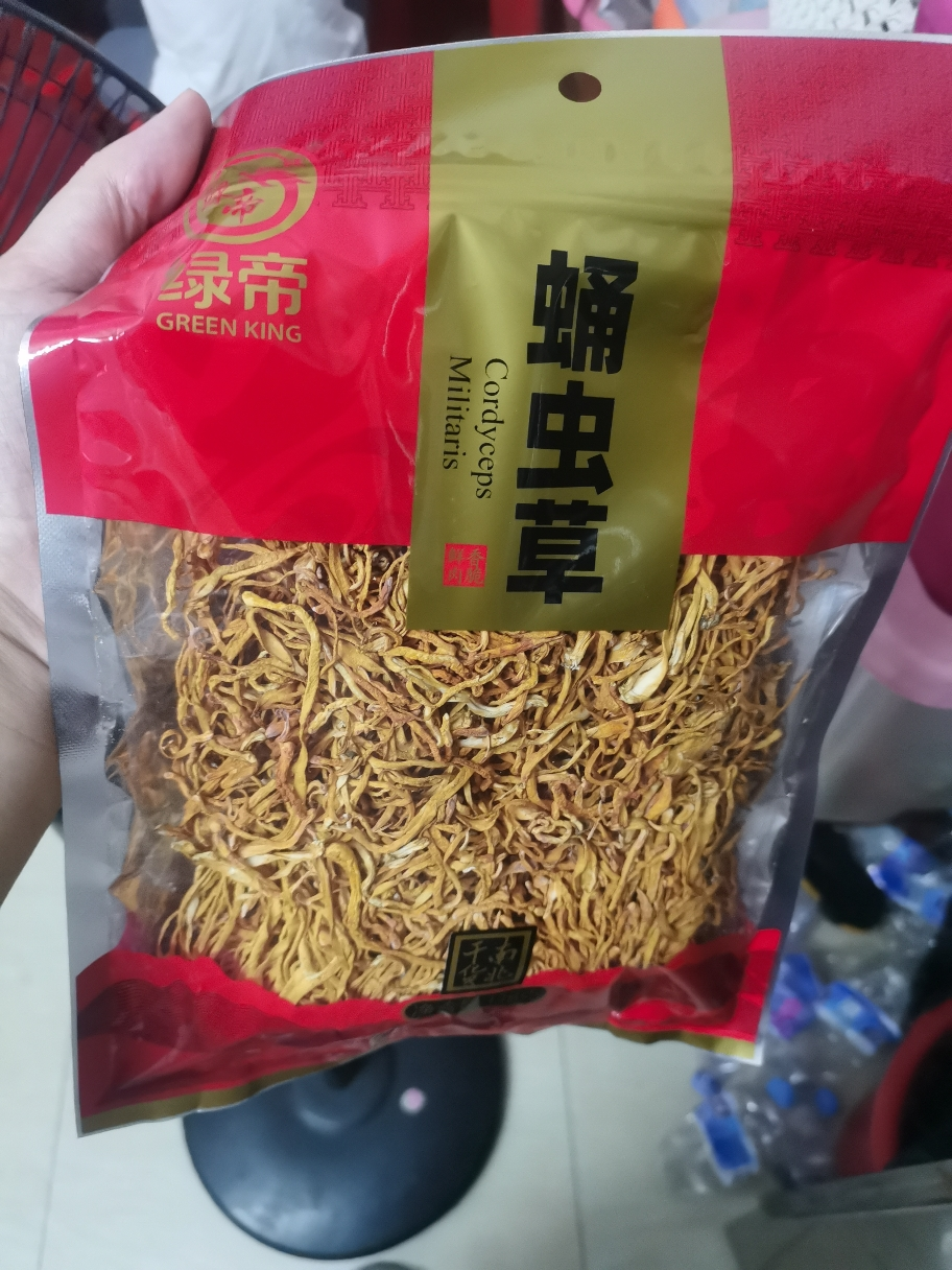 绿帝 蛹虫草138g 虫草花 南北干货 炖汤煲汤 火锅 菌菇晒单图