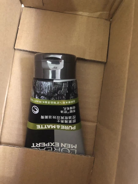 欧莱雅(LOREAL)男士控油炭爽双效洁面膏100ml 控油平衡;深层清洁洁面乳洗面奶晒单图