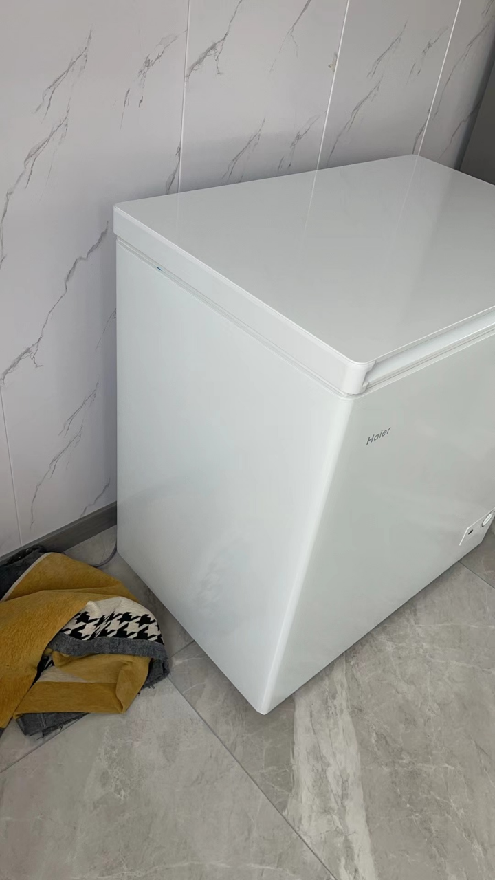 海尔冷柜BC/BD-200GHDT 200升 家用卧式冰柜 冷柜 小冰箱 减霜80% 一级能效 断电保护 带脚轮晒单图