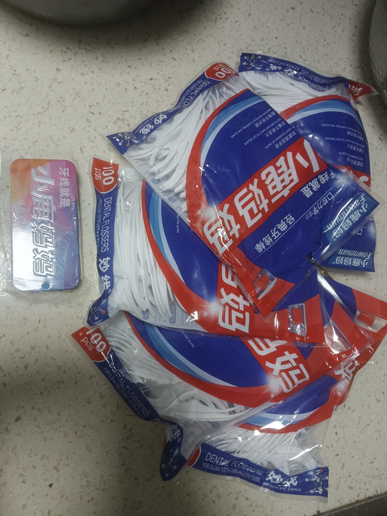 小鹿妈妈(FAWN MUM)经典力学牙线棒5袋500支晒单图